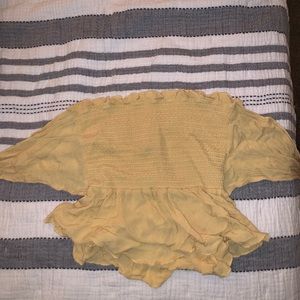 L.A. Hearts strapless tie back top